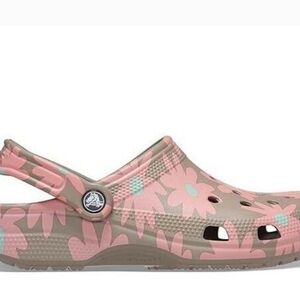 MEN'S Crocs Classic Retro Resort 207849-2ZJ Unisex Mushroom/Multi Comfort Clog